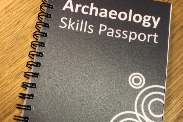 Cover page of the Archaeology Skills Passport.