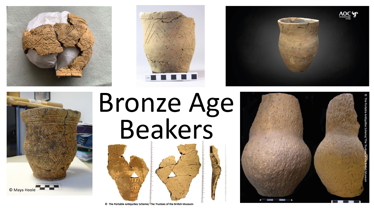 A selection of images of beakers, for use in class